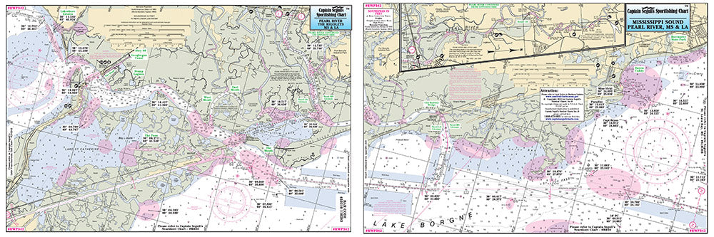 MS/LA Rigolets, Pearl River, LA to Waveland-RWP342 Small