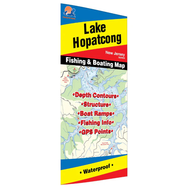 Lake Hopatcong Fishing Map-A304