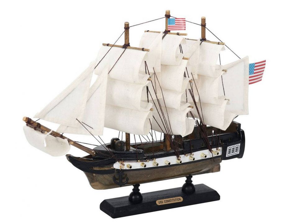 Wooden USS Constitution Limited Tall Ship Model 12"