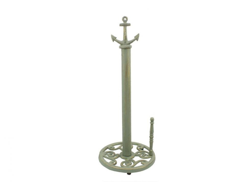 Seaworn Bronze Cast Iron Anchor Paper Towel Holder 16"