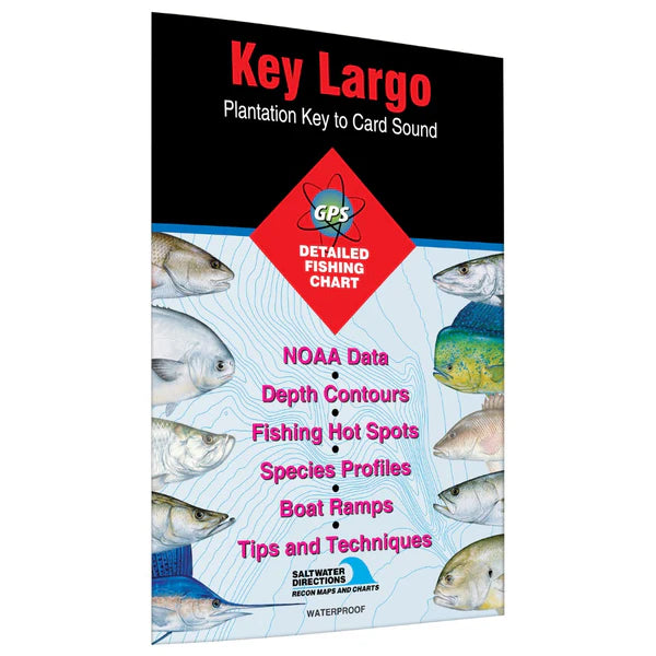 Key Largo Plantation Key to Card Sound Fishing Map-FL0105