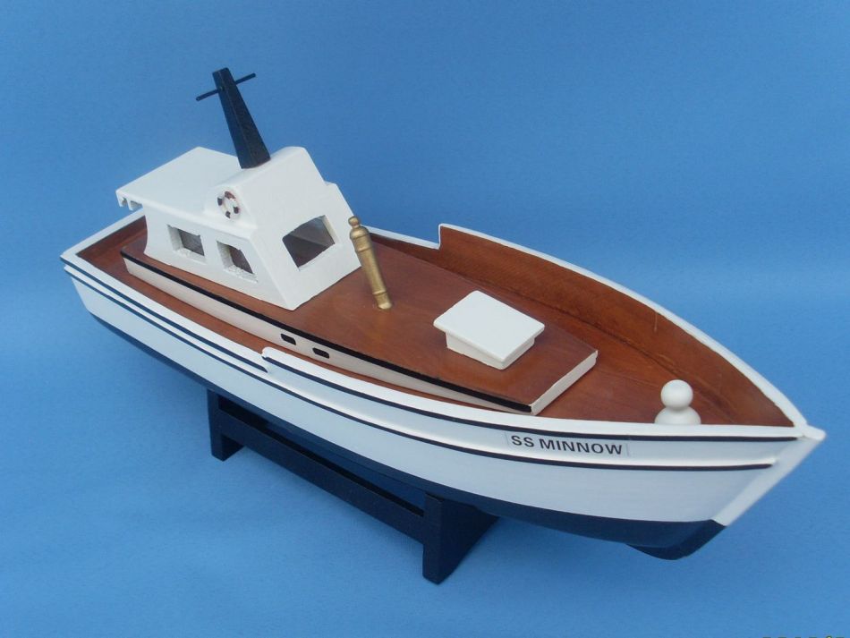 Wooden Gilligan's Island - Minnow Model Boat 14"