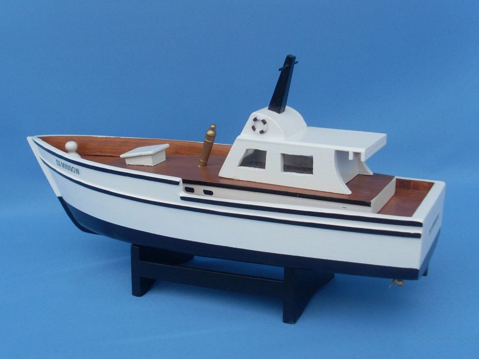 Wooden Gilligan's Island - Minnow Model Boat 14"
