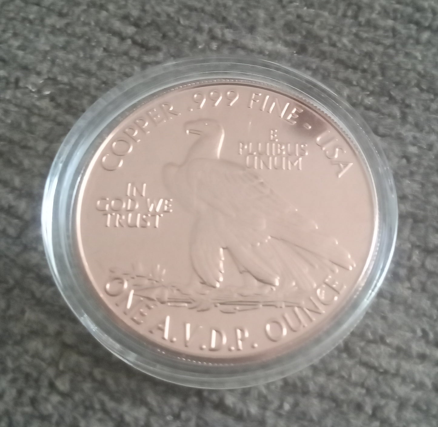 1907 Indian Cent 1 oz Copper Round Coin