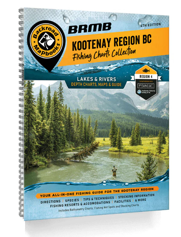 Kootenay Region BC Fishing Map Book