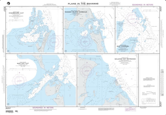 Plans In The Bahamas; Plan A: Highbourn Cut (NGA-26257-15) by National Geospatial-Intelligence Agency