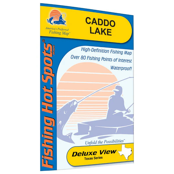Caddo Lake Fishing Map-L719