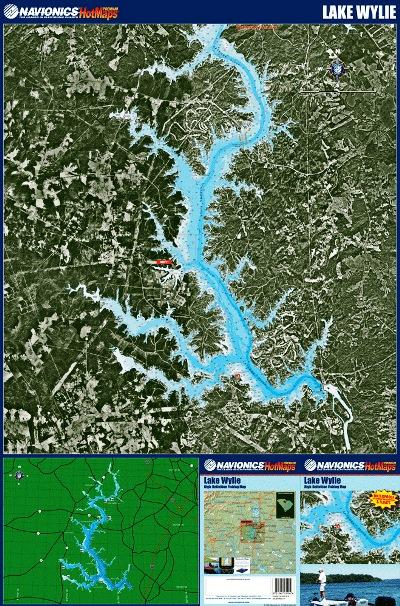 (SC) Lake Wylie fishing map