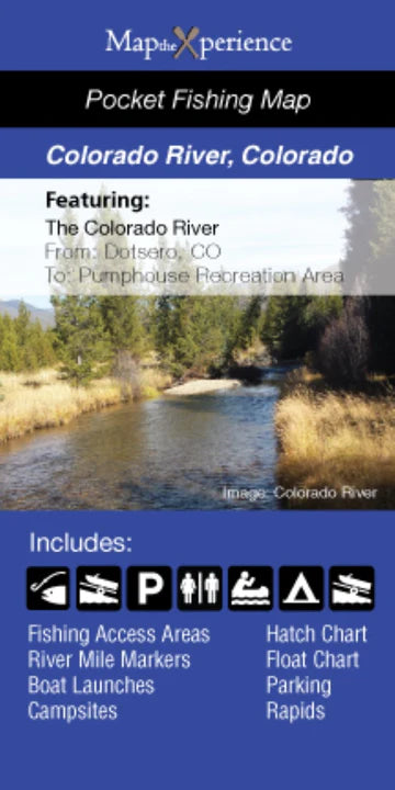 Colorado River, Colorado Fishing Map