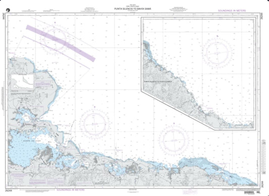 Punta Silencio To Bahia De Sama (NGA-26244-3) by National Geospatial-Intelligence Agency