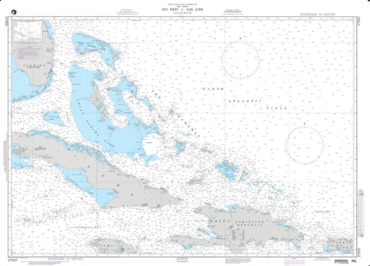 Key West To San Juan (NGA-27005-4) by National Geospatial-Intelligence Agency