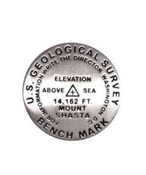 Mt. Shasta, California lapel pin