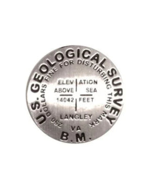 Mt. Langley, California lapel pin