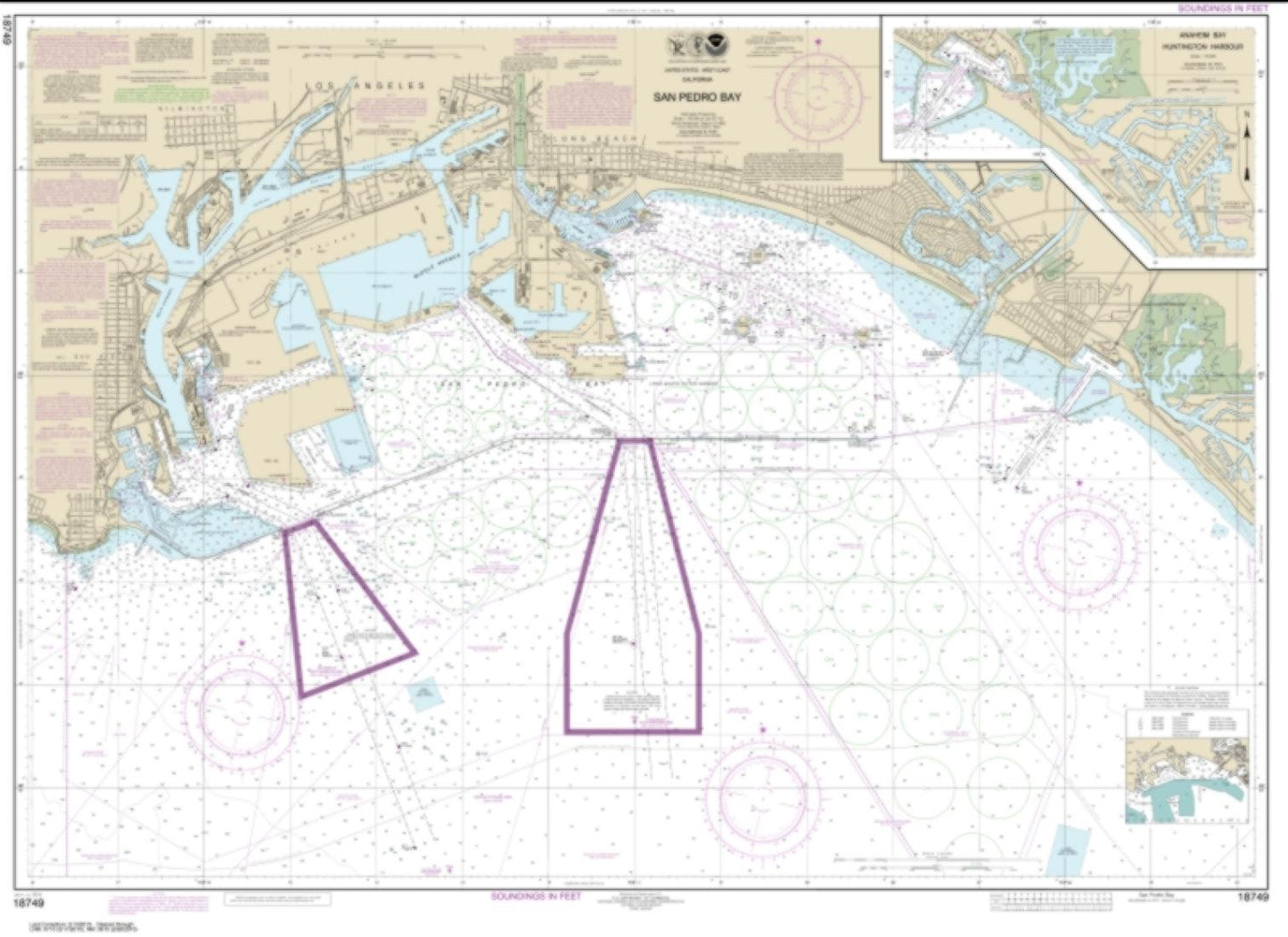 San Pedro Bay; Anaheim Bay Huntington Harbor (18749-43) by NOAA
