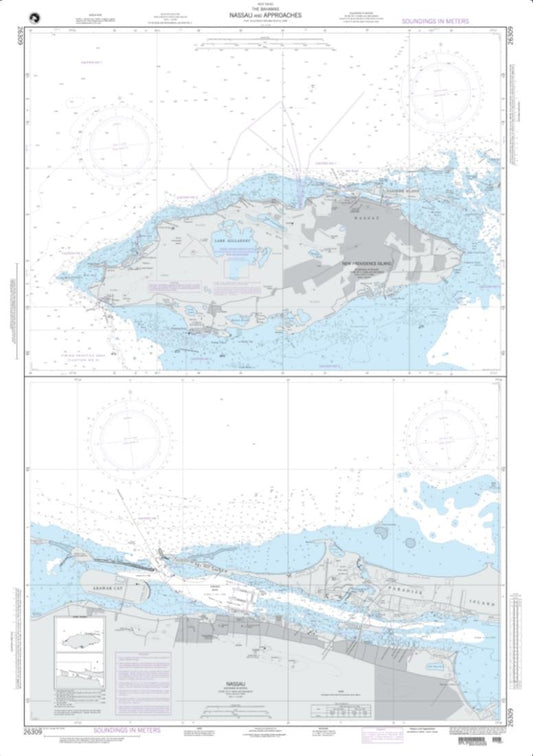 Nassau And Approaches (NGA-26309-27) by National Geospatial-Intelligence Agency