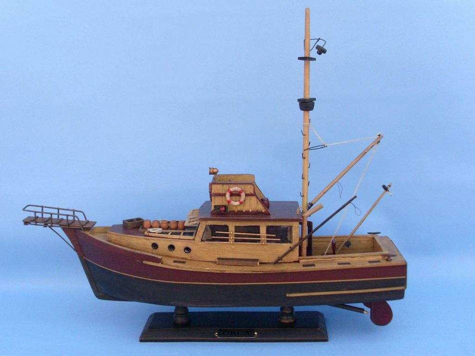 Wooden Jaws - Orca Model Boat 20"