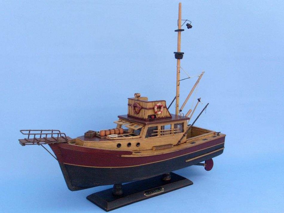 Wooden Jaws - Orca Model Boat 20"