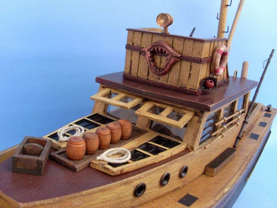 Wooden Jaws - Orca Model Boat 20"