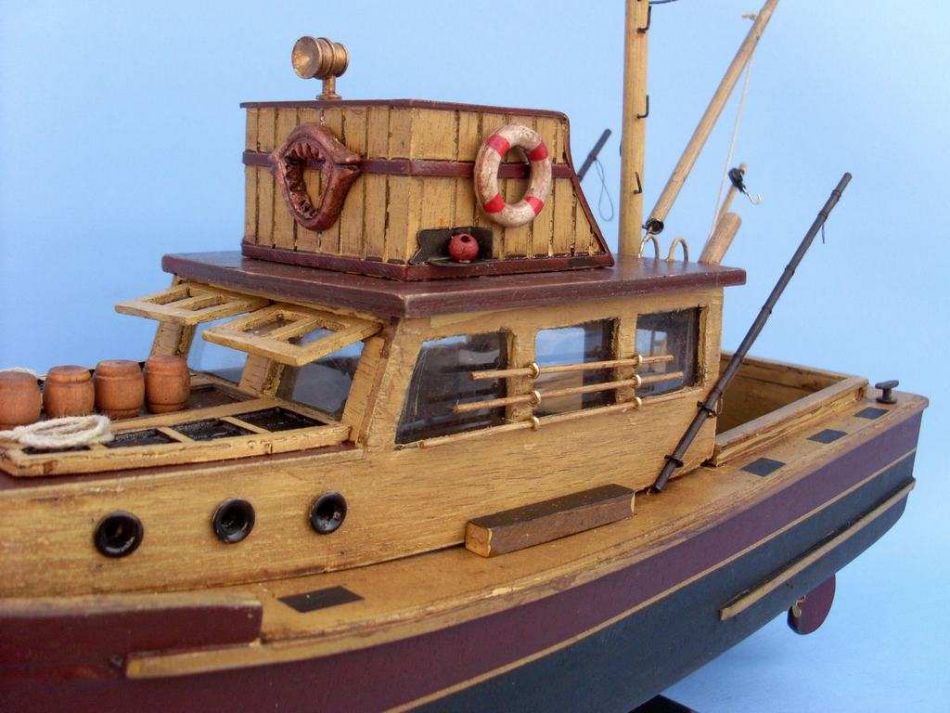 Wooden Jaws - Orca Model Boat 20"