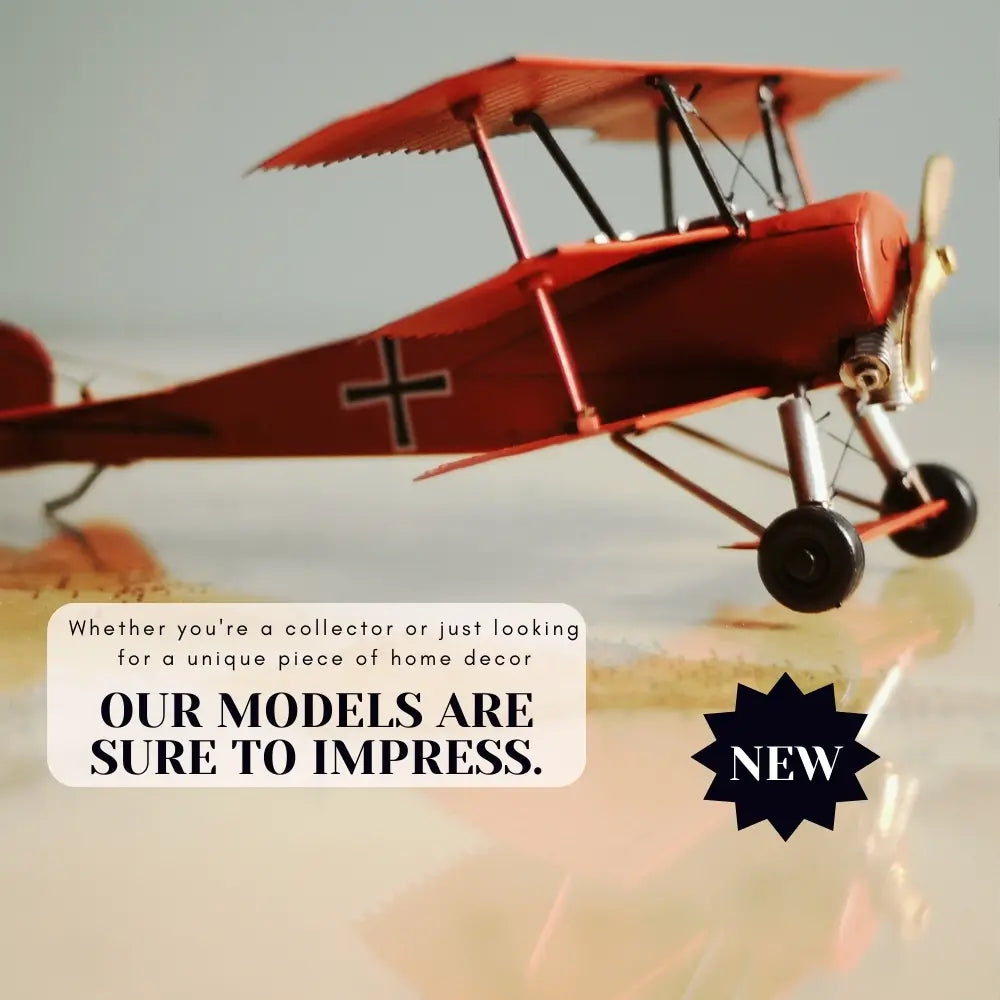 1917 Red Baron Fokker Triplane Model