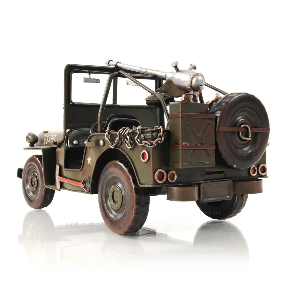 Green 1941 Willys-Overland Jeep 1:12