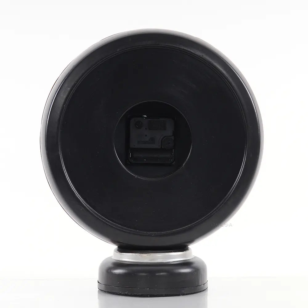 Black Gasoline 66 Gas Pump Clock