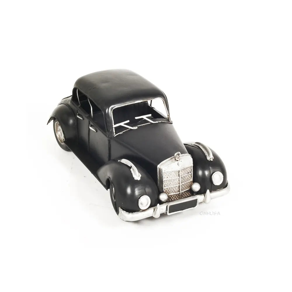 1937 Plymouth P4 Deluxe Black Metal Model Car