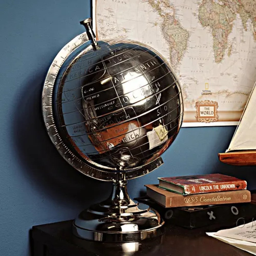 Aluminum Globe 13 Inches-AK003