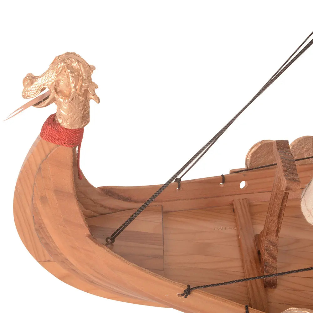 Viking Wooden Ship Model