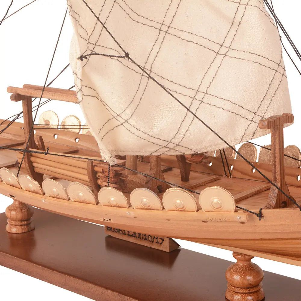 Viking Wooden Ship Model