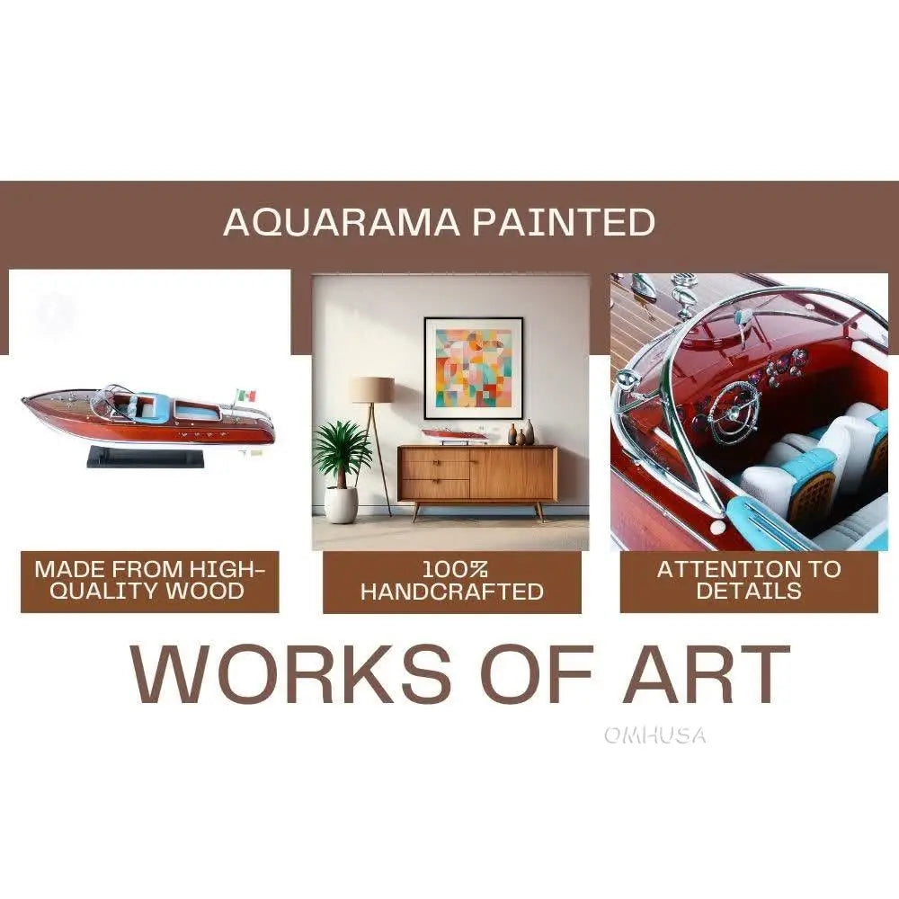 CLASSIC RIVA AQUARAMA MODEL SPEED BOAT