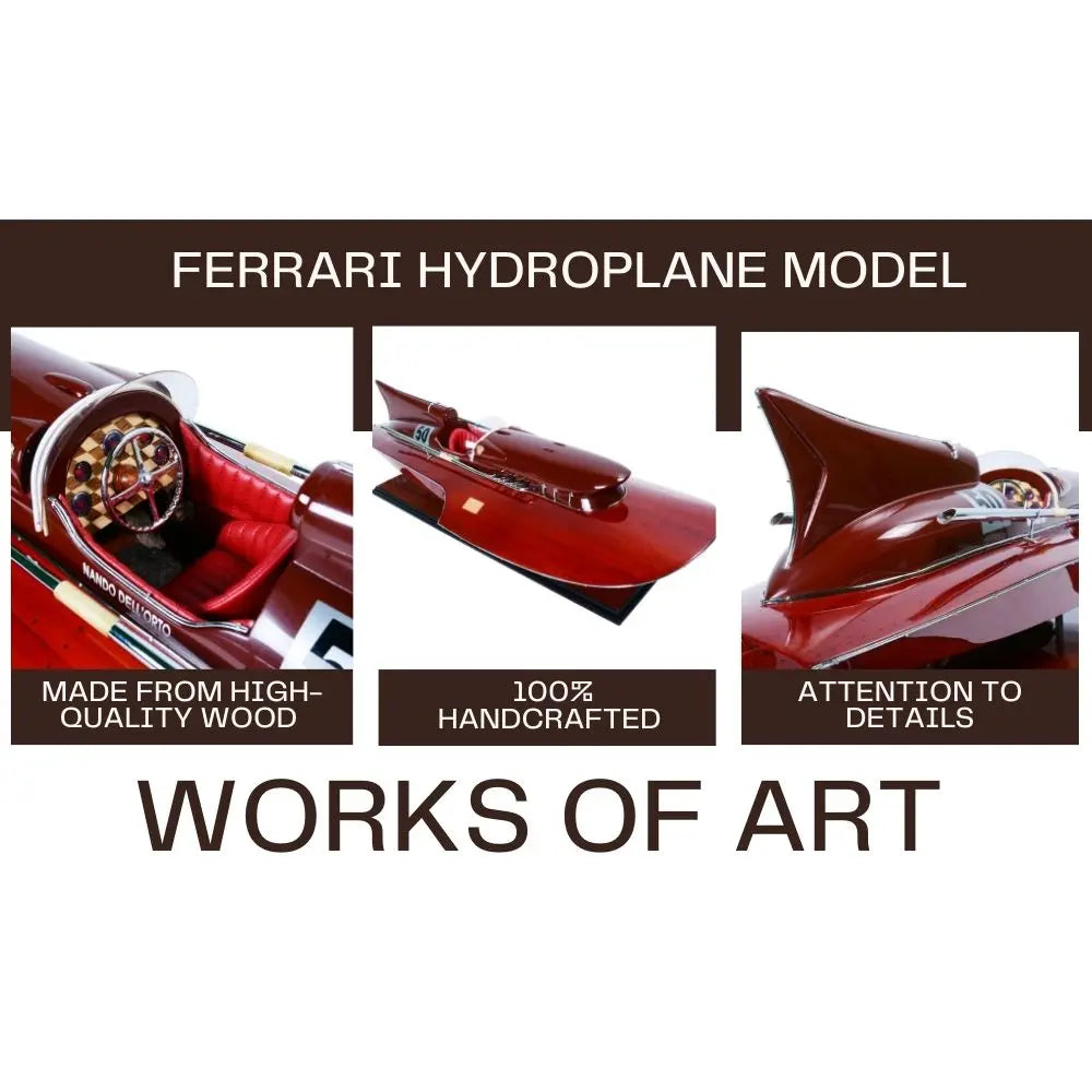 Ferrari Hydroplane Model Speed Boat-B087