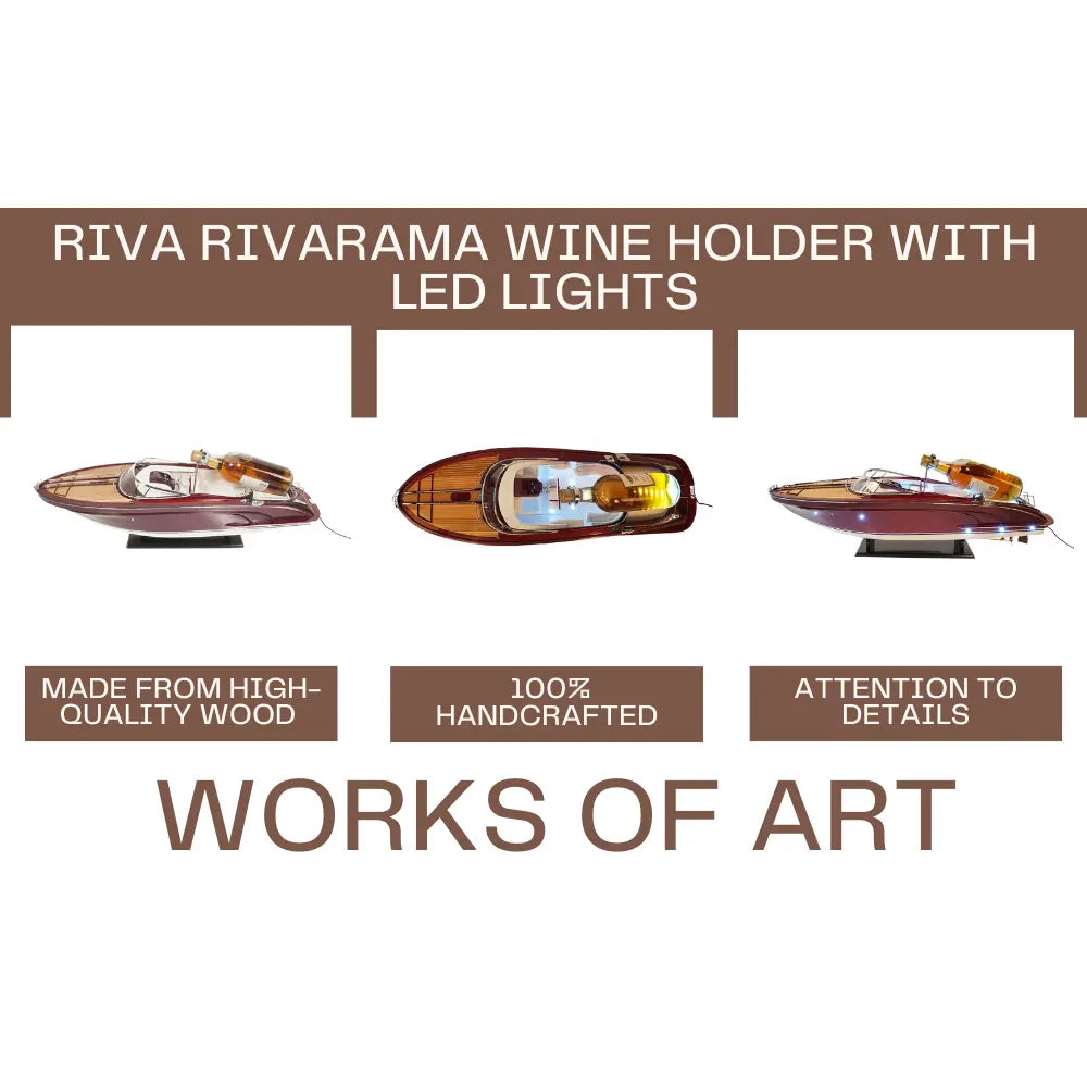 Riva Rivarama Wine Holder with LED Lights-B103