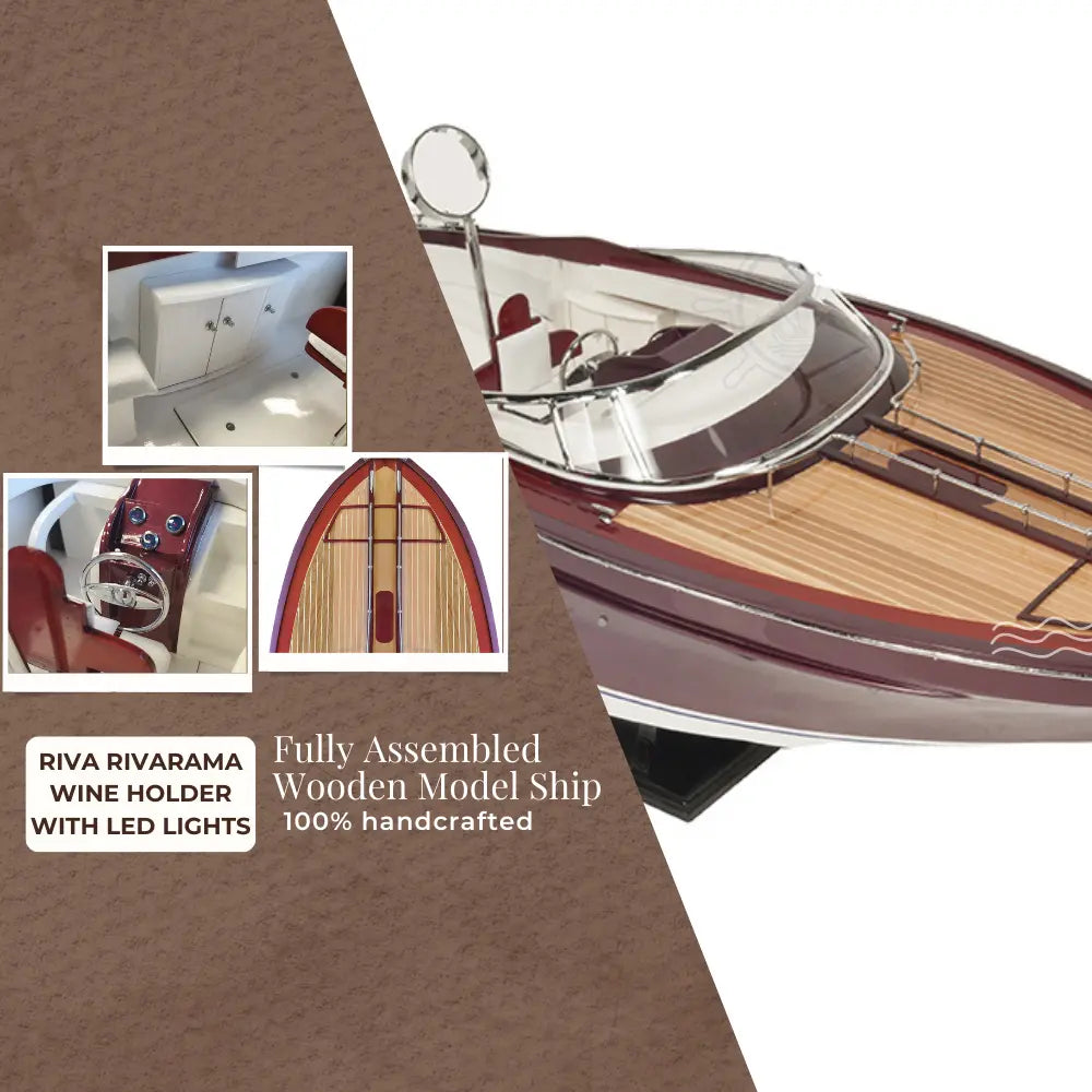 Riva Rivarama Wine Holder with LED Lights-B103