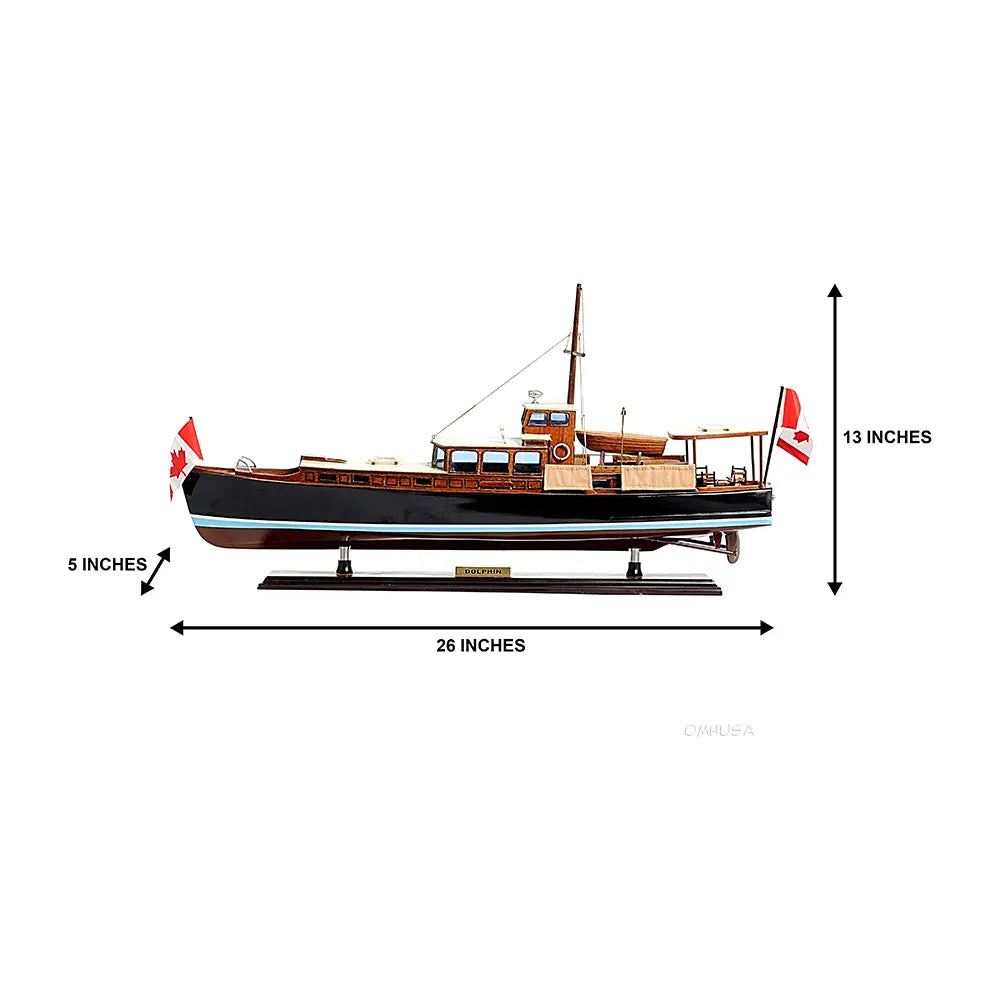 DOLPHIN PAINTED Ship Model-B105