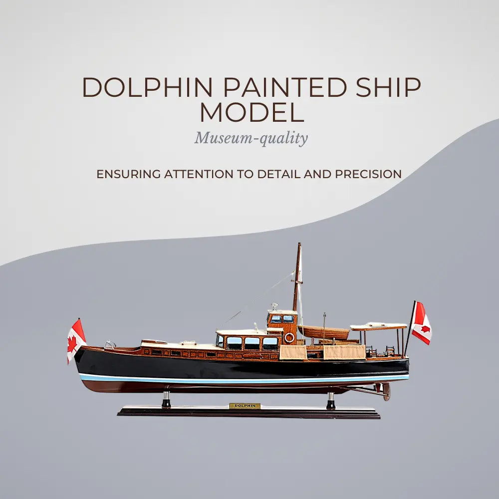 DOLPHIN PAINTED Ship Model-B105