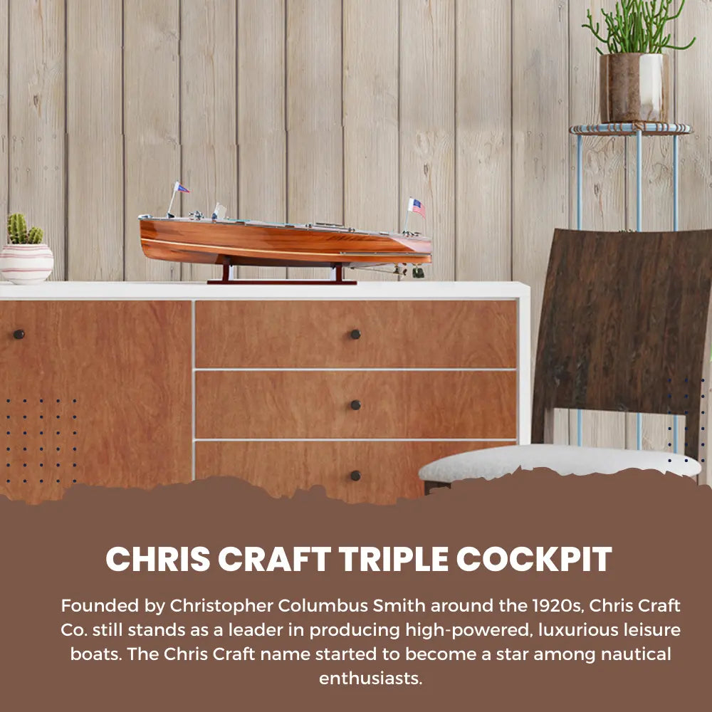 Chris Craft Triple Cockpit Model