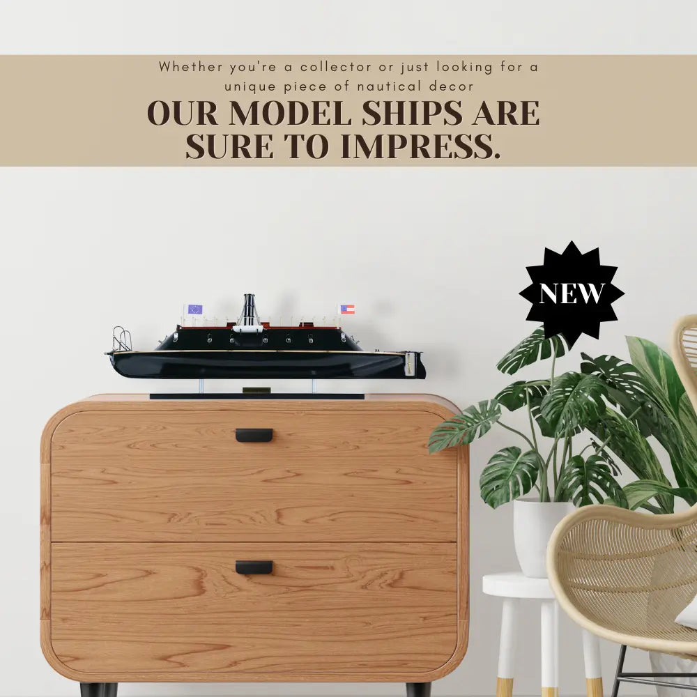 CSS VIRGINIA War Ship Model