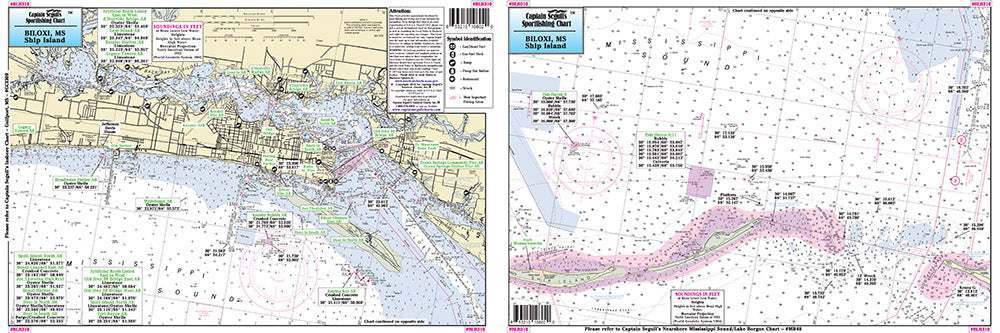 Mississippi Biloxi, MS to Ship Island, MS-BLB310 Small