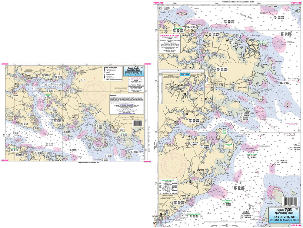 North Carolina Pungo and Bay Rivers, NC-BPR386 Small
