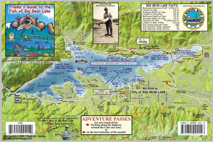 Big Bear Lake Fish Card