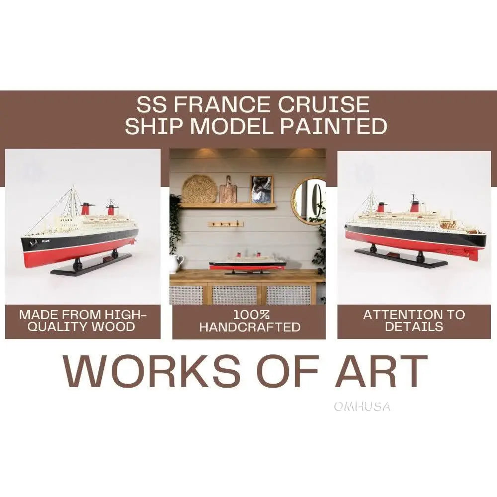 SS France Model Cruise Ship