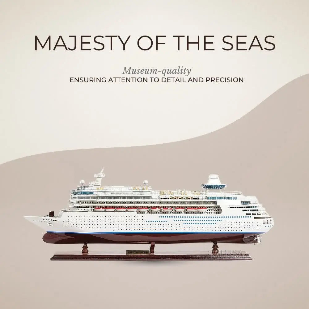 Royal Caribbean Majesty of the Seas Sovereign-Class Cruise Ship Model