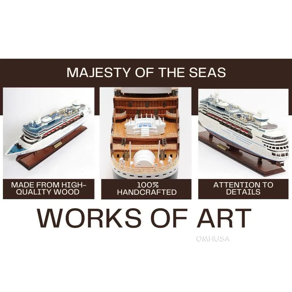 Royal Caribbean Majesty of the Seas Sovereign-Class Cruise Ship Model
