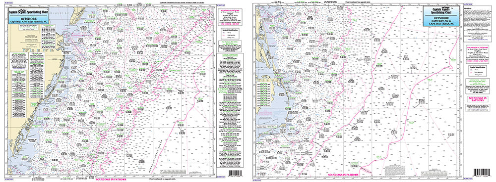 Nc/Va/Md/De/Nj Cape May, NJ to Cape Hatteras, NC-CMCH20-Large