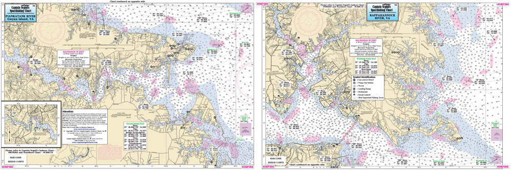 Virgina Piankatak and Rappahannock Rivers, VA DRP366 Small