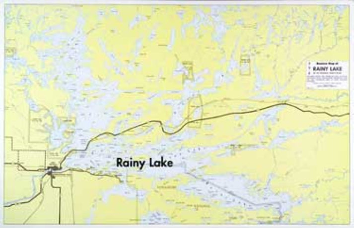 RAINY LAKE BOATERS MAP