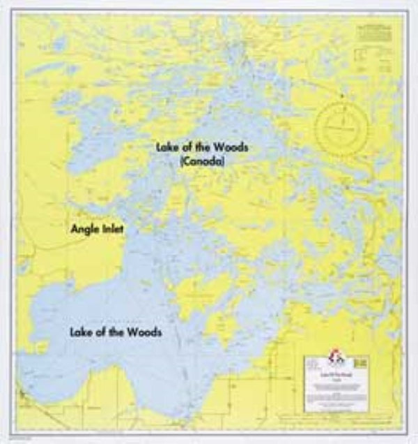 Lake of the Woods Wall Map