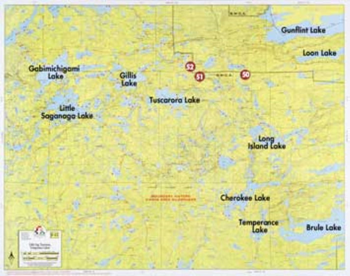 LITTLE SAGANAGA LAKE, TUSCARORA LAKE, TEMPERANCE LAKE
