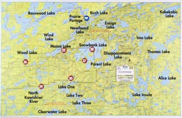 Minn/Ont ELY AREA ENTRY POINT MAP